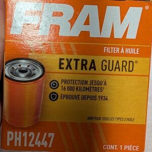 FRAM Extra Guard Oil Filter PH12447 10000 Mile Engine Protection Made in USA